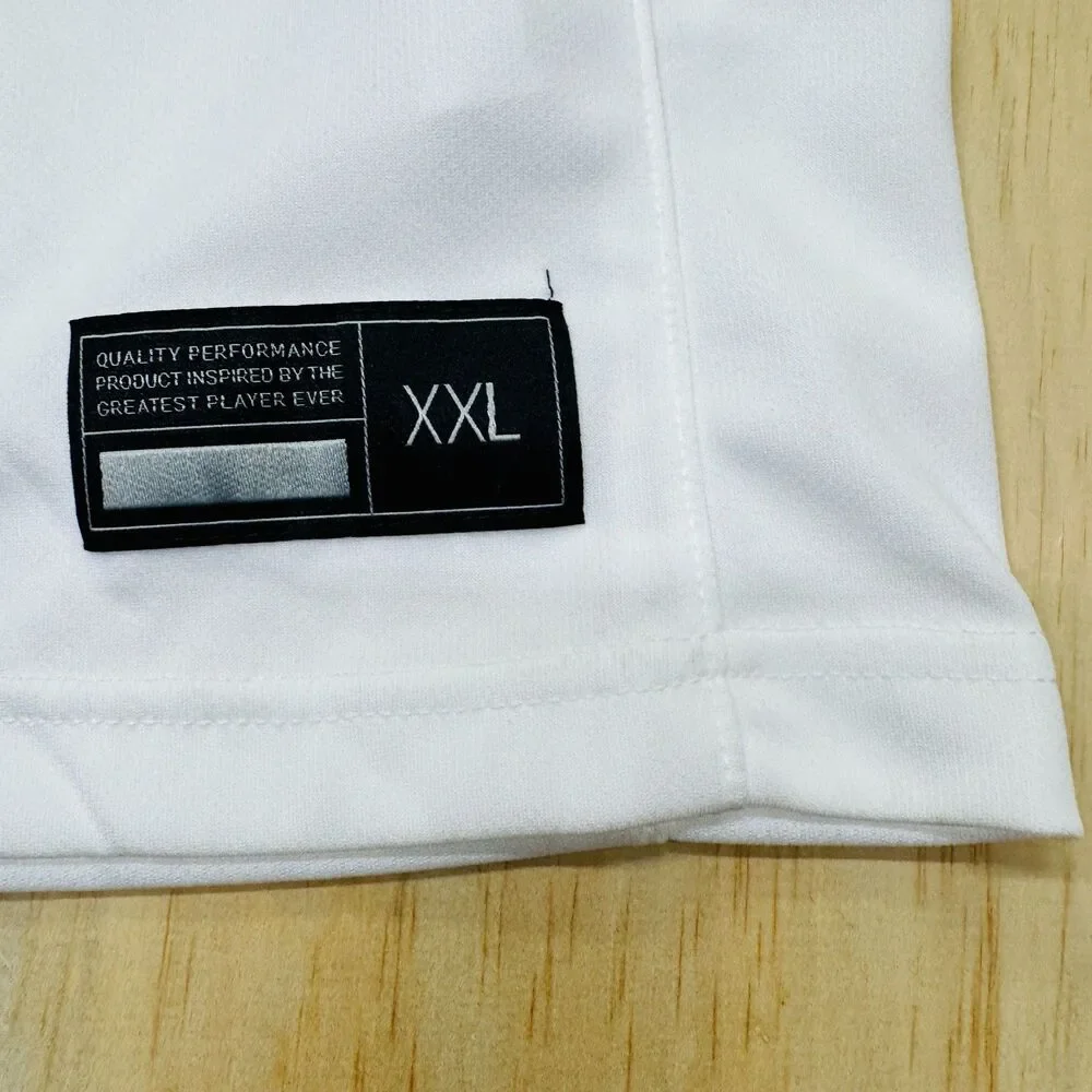 NEW Jordan Overtime Basketball Jersey White Black Mens Size 2XL FQ5296-106